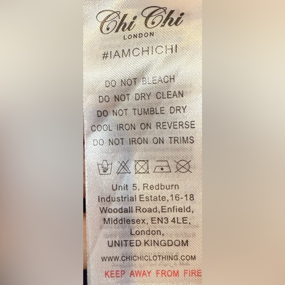 Chi Chi London mikado floral high low dress - Picture 11 of 11